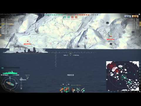 World Of Warships Gameplay - IJN Nagato's Powerful 410mm Cannon