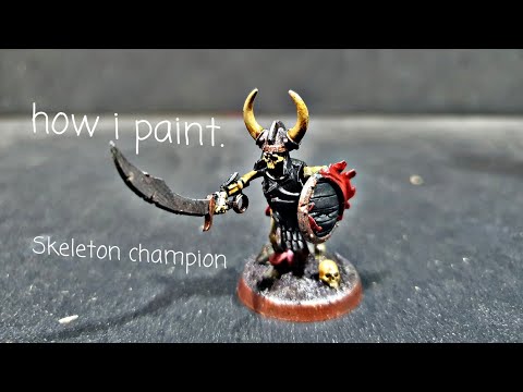 WarHammer Age Of Sigmar Skeleton Champion