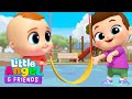 Sharing At The Playground | Good Habits Song | Little Angel And Friends Kid Songs