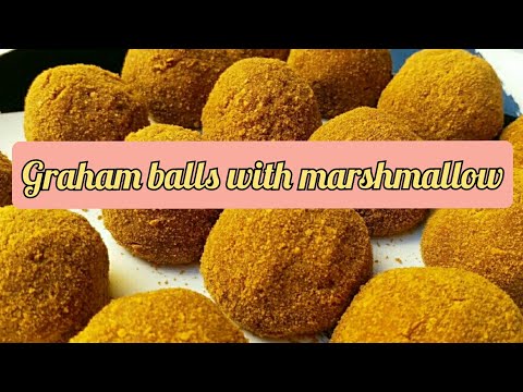 HOW TO MAKE GRAHAM BALLS WITH MARSHMALLOW