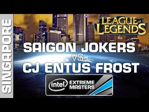 CJ Entus Frost vs. Saigon Jokers - Game 2 - Semifinal PT - IEM Singapore - League of Legends