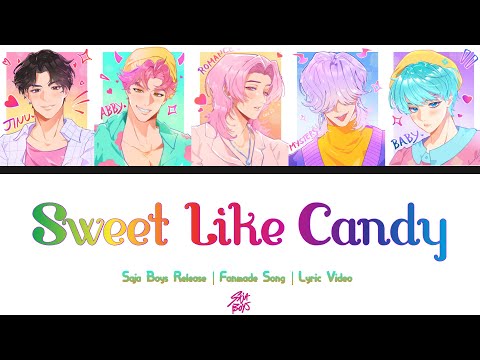"Sweet Like Candy" by Saja Boys | Fanmade Song | Lyric Video | KPop Demon Hunters