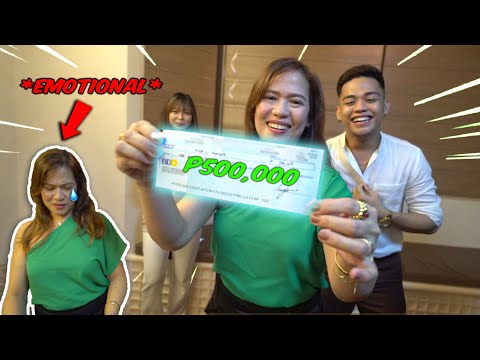 Giving My MOM 100K Every 10 MINUTES!! (Napaiyak talaga)