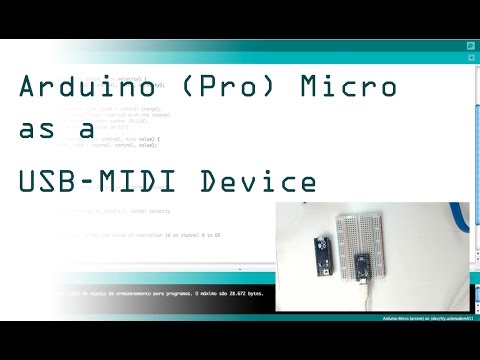 Arduino (Pro) Micro as a MIDI-USB device