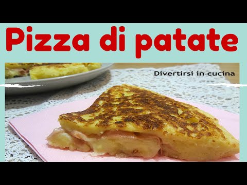 Ricetta Pizza di patate in padella ❤️ Divertirsi in cucina