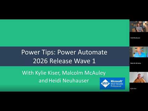 Power Automate: 2026 Wave 1 Highlights Power Automate: 2026 Wave 1 Highlights