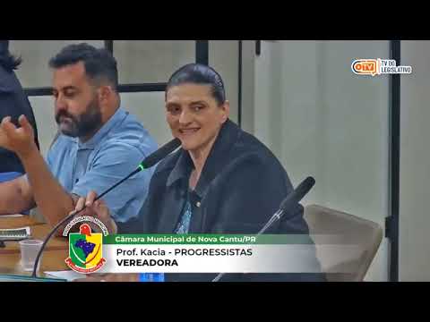 Sessão da Câmara Municipal de Vereadores de Nova Cantu - 24 de Agosto de 2026