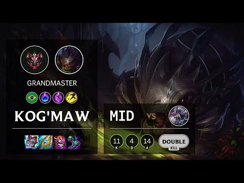 Kog'Maw Mid vs Kassadin - BR Grandmaster Patch 11.11