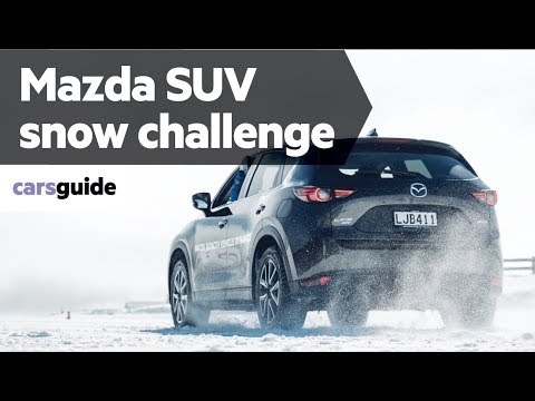 Mazda CX-5, CX-8 and CX-9 2018 snow review