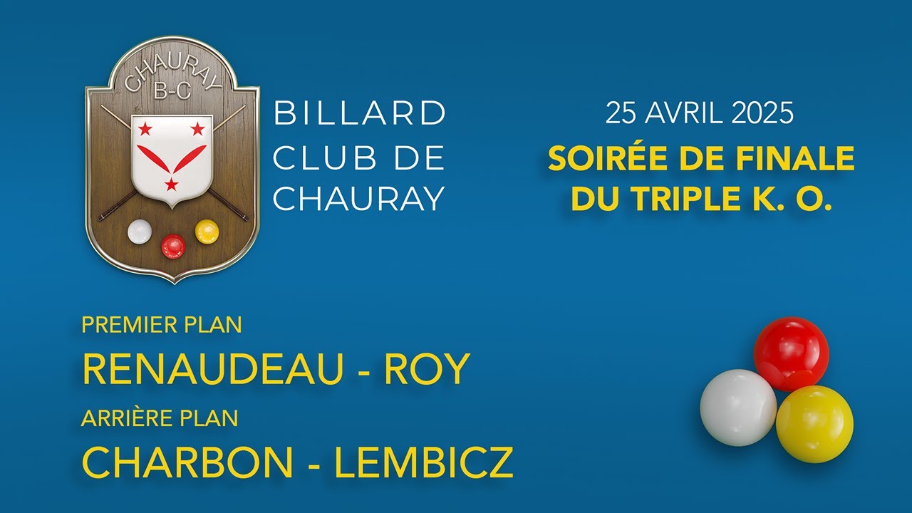 Matchs Renaudeau - Roy / Charbon - Lembicz