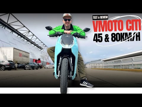 ⚡ VMOTO CITI 45KM/H & 80KM/H - NEUHEIT 2024! ⚡ Wir testen für euch den coolsten E-Roller 2024! #test