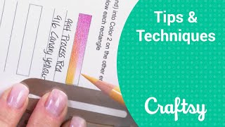 Colored Pencils & Watercolor: Making Blender Bars with Colored Pencils