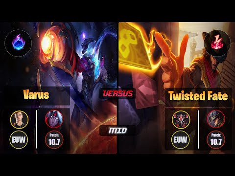 Caps VARUS (Mid) [Arcane Comet] VS TWISTED FATE - Grandmaster EUW Patch 10.7