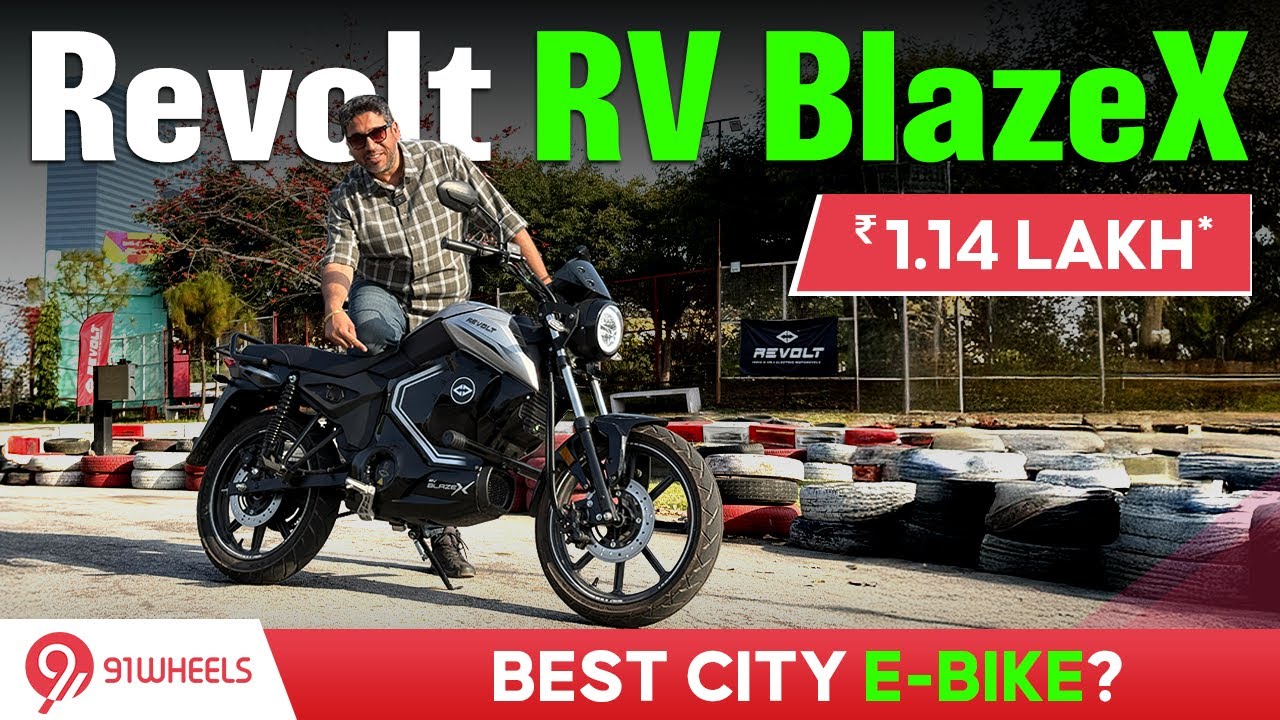 Revolt RV Blaze X first look and walkaround video || Best City Electric Motorcycle?