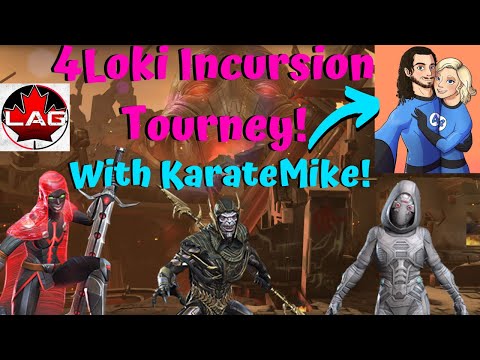 4Loki Incursion Tourney! With KarateMike! Seeding! Live! - Marvel Contest of Champions