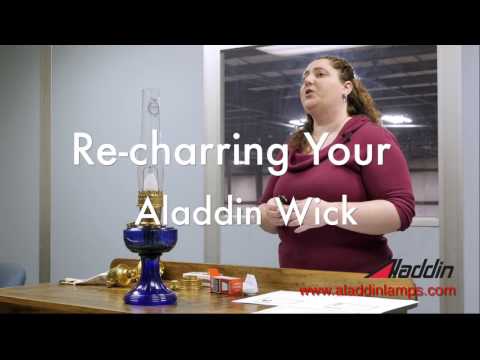 Re charring Your Aladdin Wick