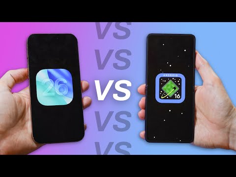 Der große Vergleich 2025 - iOS 26 VS Android 16