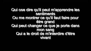 La vie ne m'apprend rien Paroles