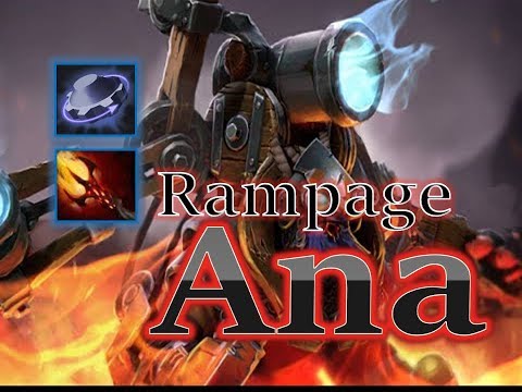 9K Mid Game Dota 2 Ana - Tinker vs MidOne - Troll Warlord Rampage Highlight Gameplay