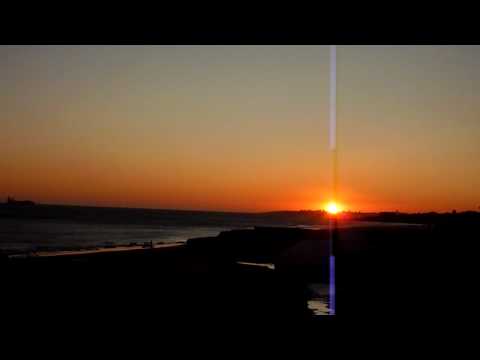 Por do sol na praia de Carcavelos / Sunset Carcavelos at beach