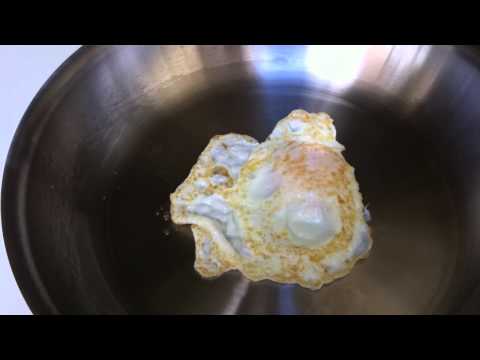 Frying an egg on All Clad