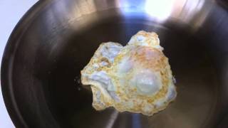 Frying an egg on All Clad
