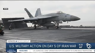 U.S. military action on day 5 on Iran war