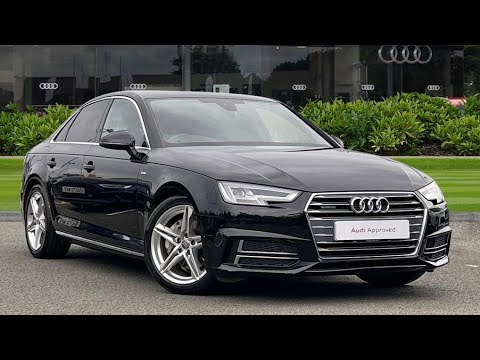 2017 Approved Used Audi A4 Saloon S line 2.0 TDI quattro 190 PS S tronic | Stoke Audi