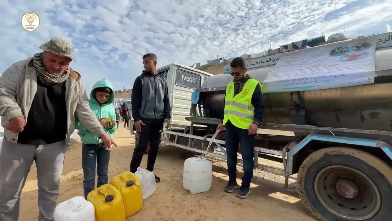Water Tanks Distribution (238) for the Displaced families in Gaza