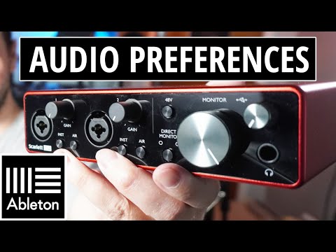 Ableton Live 10 Lite - Scarlett 2i2 Audio Interface Setup (Ableton Audio Preferences)