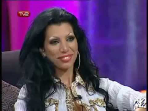 Katrin Vacheva in evening TV show of Azis