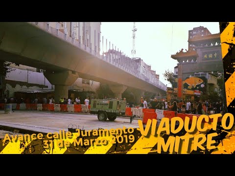 Avance calle Juramento ( 31/03/19 ) - Viaducto Mitre