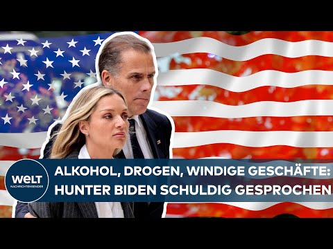Video Thumbnail: USA: PRÄSIDENTENSOHN HUNTER BIDEN in Prozess schuldig gesprochen - "Das Urteil ist ein Erdbeben"
