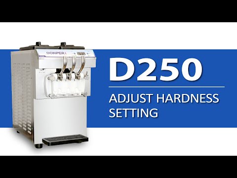 D250   Adjusting Hardness Setting