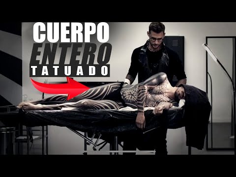 TATÚA CUERPOS ENTEROS en… ¿1 DÍA? 🧐 BLACK SYMMETRY y sus BODY SUIT geométricos