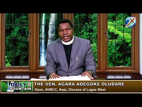 DAILY FOUNTAIN OF AUGUST 31, 2019 - THE VEN. AGARA ADEGOKE OLUDARE
