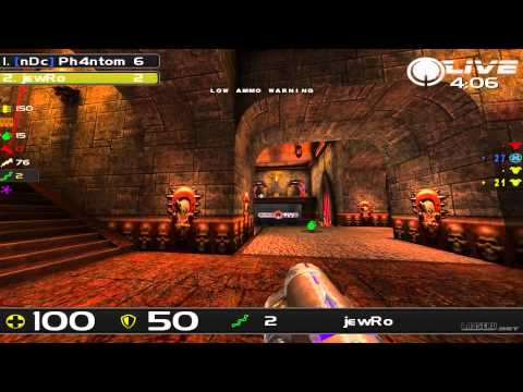 Ph4ntom vs jewRo - DreamHack Winter 2013 Group D Round 6 (Quake Live VOD)