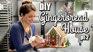 EASY Gingerbread House Tutorial for beginners - Assembly & Decorating!