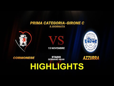 HIGHLIGHTS 1.CATEGORY - 8.matchday CORMONESE-AZZURRA 1:2