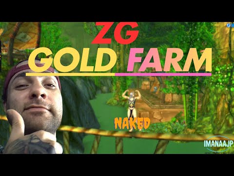 Wow Classic ZG (Zul'Gurub) AOE Raid Farm Without GEAR  50Mobs 10Min (Rep Farm)