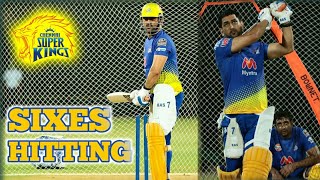 Ms Dhoni Batting Practice In Nets | Ipl 2021 | Sixes Hitting | Csk Practice Session 2021