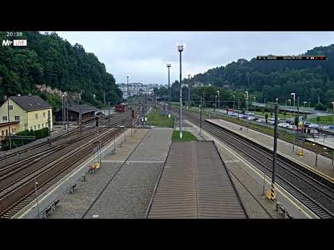 Vlaky a hlášení ve stanici Ústí nad Orlicí - 19.6.2020 4/5