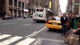 MTA NYCT Bus : Orion VII HEV #6670 on the M7 at 7th Avenue & 32nd Street