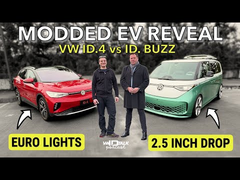 Modding the VW ID. Buzz & ID.4! Lowered, Euro Lights & More (Updated)