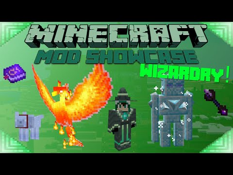 ELECTROBLOB'S WIZARDRY! - Minecraft Mod Showcase: WIZARD SPELLS!