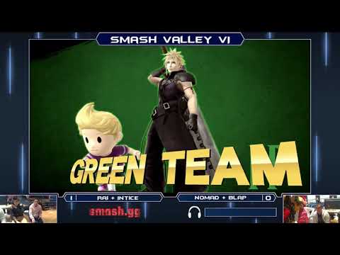 Smash Valley VI Wii U Doubles - Rai + Intice (R) vs nomaD + BLaP - Losers Quarters