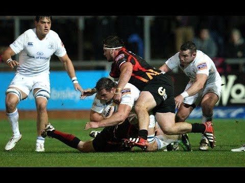 Aaron Dundon picks & drives over for Try - Newport Gwent Dragons v Leinster 01st Nov 2013