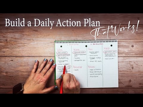 Build a Daily Action Plan That Works