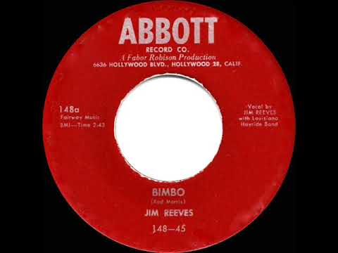 1954 HITS ARCHIVE: Bimbo - Jim Reeves
