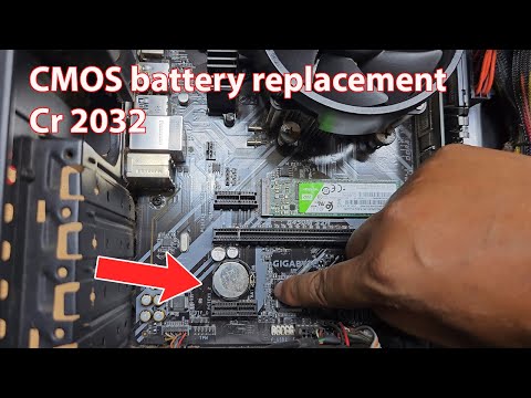 How to replace cmos battery in pc